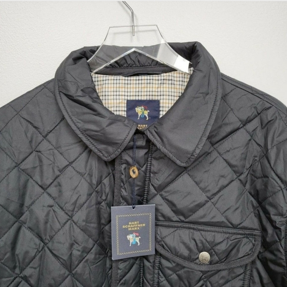 Hart Schaffner Marx Middlebury Navy Quilted Jacket (XL) - Picture 2 of 10